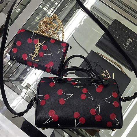 Yves Saint Laurent Cherry Bags 